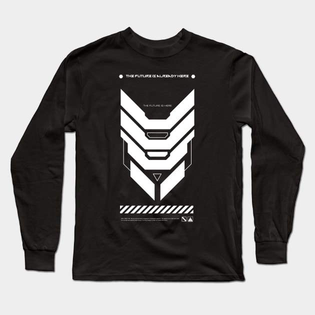 futuristic tech wear Long Sleeve T-Shirt by Dnz